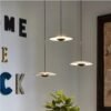 Nordic-Design-LED-Pendant-Lights-Gr-o-de-madeira-Preto-Lumin-ria-suspensa-Decora-o-de-2 Pendente minimalista platô redondo