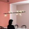 Nordic-bola-de-vidro-lustre-luz-moderna-sala-jantar-lumin-ria-decora-o-suspens-o-luz-3 Lustre retangular bola molecula