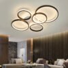 Plafon led clean anel alumínio