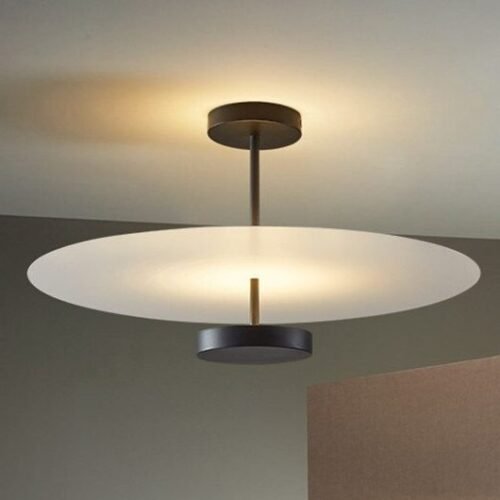 Plafon minimalista circulo luz indireta