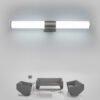 Arandela minimalista tubular acrílico