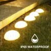 S662e0683245044db90b2ca02ef0196aay Conjunto 5Un Luminária hemisférico Led solar