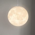 Pendente bola textura lua miresa