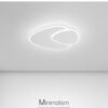 Plafon minimalista alumínio branco