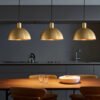 Pendente industrial cor ouro