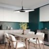 Soleil-noir-luz-pingente-simples-irregular-resina-linear-luz-pingente-quarto-sala-de-estar-restaurante-cozinha-3 Pendente Soleil resina linear