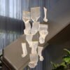 Staiway-moderno-led-pingente-ilumina-o-decora-o-da-sala-de-suspens-o-suspens-o-l Lustre contemporâneo folha retorcida