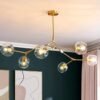 Vidro-moderno-led-lustre-de-ilumina-o-bola-para-sala-estar-villa-quarto-pingente-l-mpada Lustre moderno Sputnik