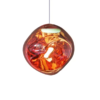 pendente pedra de vidro e PVC rose gold marca miresa Pendente pedra de PVC