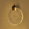 A45c886ccfe684d74aaa9d82071dd2210E Pendente Disco Cristal Com Bolhas