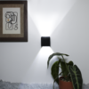 Ac520919a2ae446d68a5179831d998c9cD Kit Com 3Un Mini Arandela Preta Led 3w