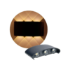 Arandela-Lumin-ria-De-Parede-IP66-Uso-Externo-2-Fachos-6W-3500K-2 Arandela IP66 Uso Externo 2 Fachos luz