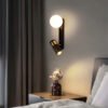 Arandela moderna com esfera e Spot