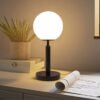 Bola-de-vidro-l-mpada-mesa-luxo-sala-estar-escrit-rio-quarto-cabeceira-luz-noite-p Abajur Bola/Esfera de vidro