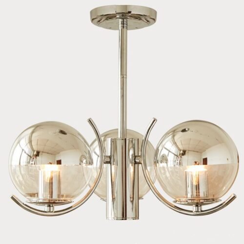 Lustre moderno acabamento galvanizada