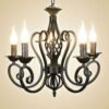 H45cf6be44d3d487c824d563b86c821c9C Lustre provençal preto ferro forjado