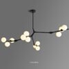 H7103bf1206444b2ab103772afac60f37f Lustre estilo ramos com bolas vidro