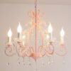 lustre-provencal-romantico-rosa-com-pedras-de-cristais-marca-miresa Lustre provençal rosa de cristal