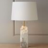 High-End-Candeeiro-De-Mesa-De-M-rmore-In-cio-Quarto-De-Cabeceira-L-mpadas-Decorativas Abajur Mármore Design Americano