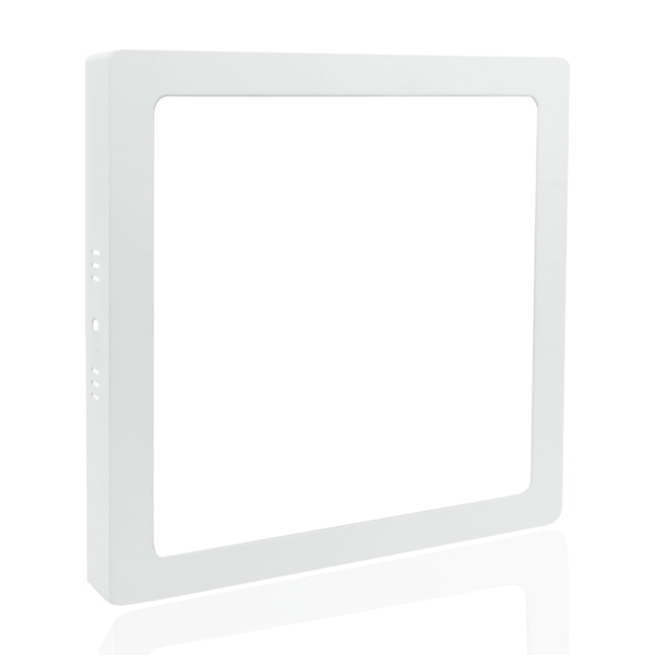 KIT-2-Luminaria-Plafon-25w-Led-Sobrepor-Quadrado-Luz-Branca-Fria-Quente-e-Neutra Kit 2Un Plafon Painel quadrado sobrepor led 25w