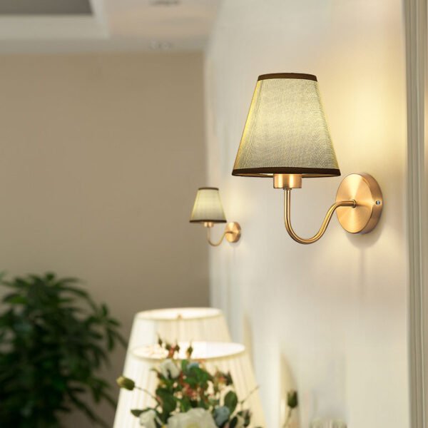 L-mpada-de-parede-de-cabeceira-americana-Lampshade-de-tecido-Candeeiro-Rural-Luz-para-casa-interior-3
