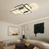 L-mpadas-de-teto-LED-inteligentes-para-sala-de-estar-L-mpada-decorativa-interior-Lustre-simples-1 luminária sobrepor minimalista vazado alumínio de led