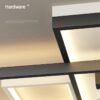 L-mpadas-de-teto-LED-inteligentes-para-sala-de-estar-L-mpada-decorativa-interior-Lustre-simples-2 luminária sobrepor minimalista vazado alumínio de led