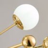 Lustre dourado molécula Sputinik