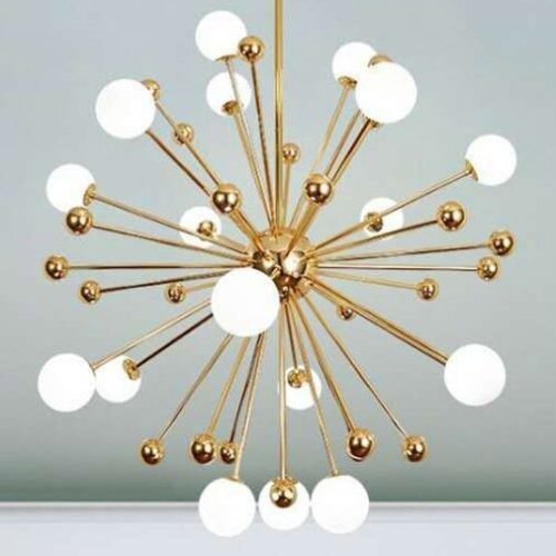 Lustre dourado molécula Sputinik