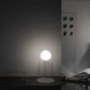 Abajur minimalista vidro bola