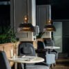 Lustre-n-rdico-de-vidro-retr-com-ilumina-o-candelabro-com-l-mpada-de-janela-e-2 Pendente vidro retrô plissado
