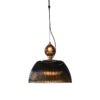 Lustre-n-rdico-de-vidro-retr-com-ilumina-o-candelabro-com-l-mpada-de-janela-e-3 Pendente vidro retrô plissado