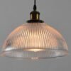 Luz-pingente-de-vidro-n-rdico-pingente-l-mpada-moderna-luzes-pingente-bronze-criativo-minimalista-e27 Pendente vidro plissado e metal bronze