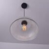Luz-pingente-de-vidro-n-rdico-pingente-l-mpada-moderna-luzes-pingente-bronze-criativo-minimalista-e27-3 Pendente vidro plissado e metal bronze