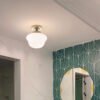 Medieval-varanda-varanda-luzes-de-teto-vidro-bauhaus-simples-quarto-decora-o-l-mpadas-varanda-corredor-2 Luminária sobrepor branco leitoso
