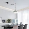 Modern-Hanging-Teto-Lustres-com-posi-o-ajust-vel-l-mpada-de-ilumina-o-lumin-ria-1 Pendente articulado ajustável meia esfera