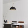 Modern-Hanging-Teto-Lustres-com-posi-o-ajust-vel-l-mpada-de-ilumina-o-lumin-ria-2 Pendente articulado ajustável meia esfera