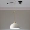 Pendente articulado ajustável meia esfera | Miresa | loja-de-luminárias-São-Paulo Pendente articulado ajustável meia esfera — pendente moderno articulado ajustável da Miresa, loja-de-luminárias-São-Paulo.