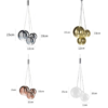 Modern-LED-Glass-Ball-Pendant-Lamp-Chrome-Hanging-Light-Lustres-para-Cozinha-Sala-de-Jantar-e Pendente cereja moderno vidro