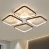 Modern-Lustre-LED-luzes-de-teto-sala-de-estar-quarto-jantar-l-mpada-lumin-ria-90 luminária sobrepor clean formas vazadas luz led