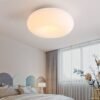 Modern-Minimalista-PE-Teto-Luz-Pingente-Ambientalmente-Amig-vel-LED-Decora-o-Interior-L-mpada-para Pendente Vidro Plissado Branco Fosco