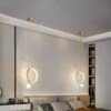 Pendente led minimalista alumínio argola