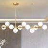 Lustre retangular molécula sputnik