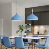 Multicolor-Lustre-Luzes-Pingente-Restaurante-Madeira-Pendurado-Ilumina-o-Lumin-rias-Modernas-LED-Loft-Hanglamp-E27-1 Pendente moderno alumínio design orgânico