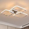Neo-Gleam-Moderno-Luzes-de-Teto-LED-Superf-cie-Montada-Sala-De-Estar-Quarto-Sala-De-3 luminária sobrepor Led retangular com quadrados vazados