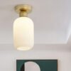 Nodic-Glass-Teto-Loft-Vintage-Teto-Light-Home-Acess-rios-Para-Sala-de-Jantar-Corredor-Corredor-1 Plafon vidro branco plissado