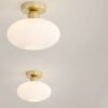 Nodic-Glass-Teto-Loft-Vintage-Teto-Light-Home-Acess-rios-Para-Sala-de-Jantar-Corredor-Corredor-3 Plafon vidro branco plissado
