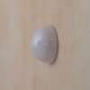 Arandela 1/2 esfera vidro branco leitoso