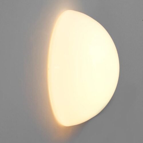 Nordic-Bubble-Ball-L-mpada-de-parede-para-casa-quarto-corredor-varanda-varanda-quarto-das-crian Arandela 1/2 esfera vidro branco leitoso