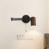 Nordic-Retractable-Swing-Arm-Wall-Lamp-L-mpadas-LED-para-Estudo-Leitura-Prote-o-para-os-1 Arandela articulada moderna spot